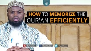 How to Memorize the Quran Efficiently  Okasha Kameny [upl. by Serle]