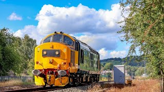 Trains At Duffield Including 37401 Growling Rather Nicely 20082024 [upl. by Krystle498]