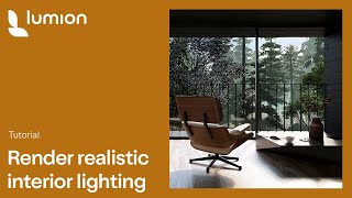 How to achieve realistic interior lighting with ray tracing in Lumion 2023 [upl. by Wulf167]