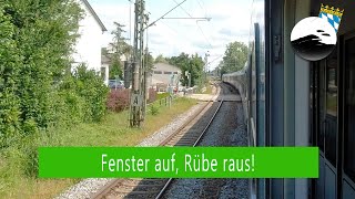 Bayerns Bahnverkehr Fenster auf Rübe raus [upl. by Droflim]