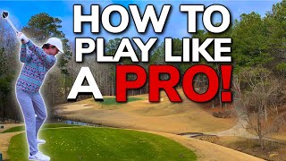 On Course Strategy Tips PURING MY IRONS  Bryan Bros Golf [upl. by Newra]