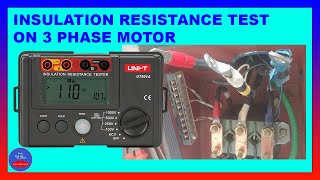 How To Conduct Insulation Resistance Test On 3 Phase Motor [upl. by Arty]