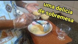 SOBREMESA GELADA DE LEITE NINHO  MEGA FÁCIL  DELICIOSA  RÁPIDA  É SÓ MEXER  Isamara Amâncio [upl. by Anyrb]