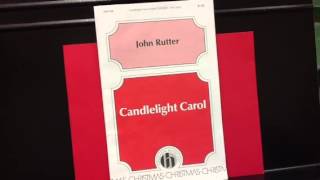 Candlelight Carol Rutter Piano Accompaniment [upl. by Pedroza]