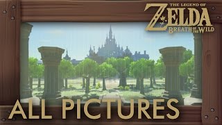 Zelda Breath of the Wild  All Memory Locations Picture Locations [upl. by Aihsilef]