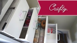 FINALLY Organizing My Secret Craft Supplies [upl. by Ain426]