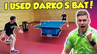 TESTING DARKO JORGICS TABLE TENNIS BAT [upl. by Enyawed350]