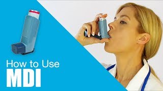 How to use Metered Dose Inhaler MDI [upl. by Lynda]