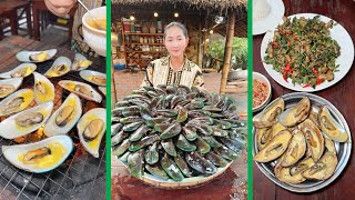 Mussels cooking get better taste today cooked by mommy Sros  Cooking with Sros [upl. by Kroll]