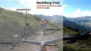 quotSignature Trailsquot  HacklbergTrail in Saalbach Hinterglemm  MTB Trails [upl. by Sokil]