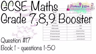 Unit Conversions  GCSE 91 Maths Grade 7 8 9 Booster Revision 17 [upl. by Narah]