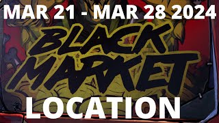 Black Market Vending Machine Location March 21 2024  Borderlands 3  The Droughts [upl. by Synn]