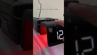 Unboxing Desk Alarm Clock Wireless Charger Colour Night Lamp By Charcoal F5 [upl. by Mcgregor]