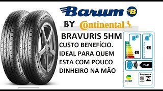 Resenha Pneu Barum Bravuris 5HM Bom de preço e ideal para Uber e motoristas de aplicativo [upl. by Tawnya]