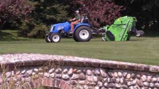 PERUZZO Flail Collection Mower for cutting verticutting and collection with high tip discharge [upl. by Udele928]