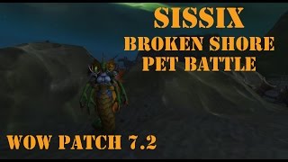 Illidari Masters Sissix  Maîtres illidari  Sissix  Pet Battle  WoW Patch 72 [upl. by Dibru]