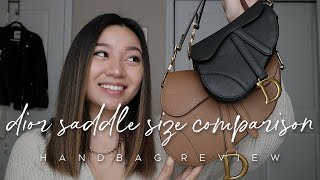 DIOR SADDLE BAG SIZE COMPARISON  ALYSSA LENORE [upl. by Molly]