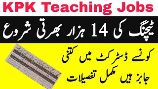 kpk teaching jobs 2024  pst sst pet tt dm at qari jobs in kpk 2024 [upl. by Alesram884]