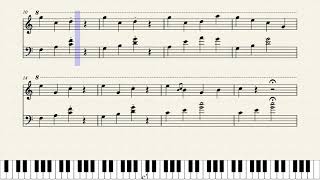 kuroba Water sort puzzle AD song 星茶会 piano score [upl. by Keligot15]