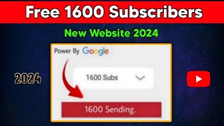 How To Get Free Subscribers On Youtube  Free Subscribers For Youtube  Free Subscribers Website [upl. by Asselem]