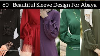 60 Modern Abaya Sleeves Design 2024  Borka Sleeve Design  Stylish Abaya with Botton Lace amp Frill [upl. by Yelsna]