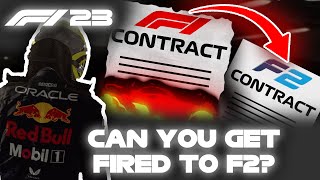 GETTING FIRED IN F1 23 Career Mode [upl. by Netsreik]