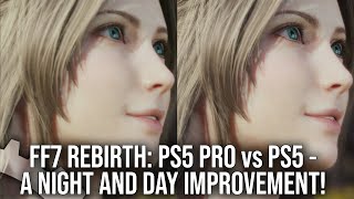 Final Fantasy 7 Rebirth PS5 Pro vs PS5  A Vast Improvement At 60FPS [upl. by Belita]