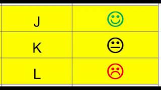 Come inserire le FACCINE SMILE nelle celle di un foglio di lavoro EXCEL per valutare dati [upl. by Kcirednek12]