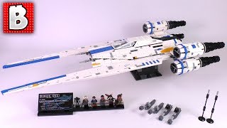 LEGO Star Wars UWing Ultimate Collector Series MOC Review 3000 parts Designer Mirko Soppelsa [upl. by Albie]