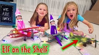 Elf on the Shelf Airplane Arrival for 2018 With Empty Plane Day 1 [upl. by Ez89]