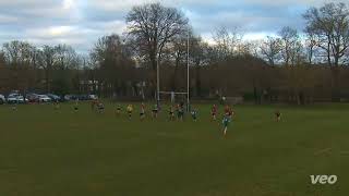 Surrey vs Hertfordshire U18 Girls 17th Dec 2023  Guildford RFC [upl. by Anrahc]