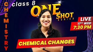 🔥 Wednesday 730 PM 🔥🔥  8th STD  Chemistry  Chemical Changes  Exam Winner [upl. by Toms]