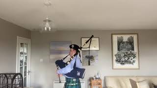 Atholl Gathering Online Solo Piping Competition 2021 John Dew heat 3 Open MSR [upl. by Ahsinyar13]