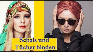 Schals und Tücher binden So gelingt das perfekte TuchStyling [upl. by Yarb513]