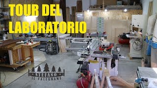 TOUR DEL LABORATORIO la falegnameria di Stefano [upl. by Gold]