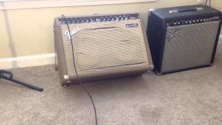 Fishman Infinity Matrix and Fender Acoustasonic Jr [upl. by Larkins]