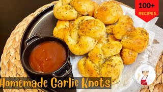 Delicious Homemade Garlic Knots  Garlic Knots Recipe [upl. by Ruskin411]