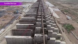 GREATER KALESHWARAM IRRIGATION PROJECT latest ground report July 4th2018 [upl. by Aridnere]