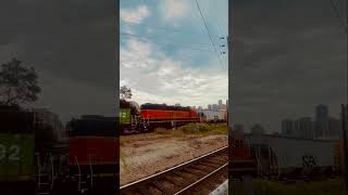 Genx Trains of NewWestminster BNSF GP38 GP40 [upl. by Siva21]