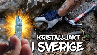 Kristalljakt i Sverige Hittar Äkta Kristall [upl. by Eydnarb355]