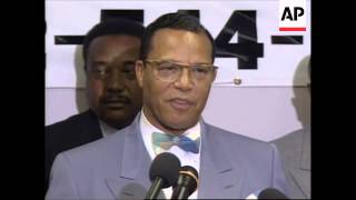 USA  LOUIS FARRAKHAN PRESS CONFERENCE [upl. by Eibmab527]