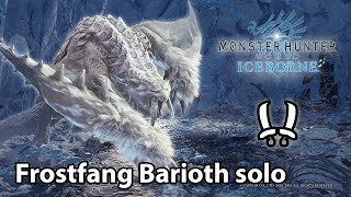 MHWIB  Frostfang Barioth solo Dual Blades  457 [upl. by Harry]