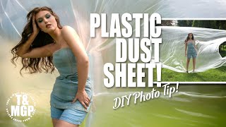 Using a Plastic Dust Sheet as a Background  Take amp Make Great Photography with Gavin Hoey [upl. by Terrell]