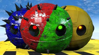 ROBOT PACMAN VS CARTOON CAT amp MONSTER PACMAN  VOULME 1 [upl. by Patric771]