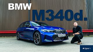 2024 BMW M340d xDrive Touring  A Mountain of Torque 4K [upl. by Laehcim]