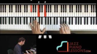 Advanced Chromatic Exercise  Jazz amp Blues Vol 2  Piano Tutorial by JazzEdge [upl. by Gratt810]