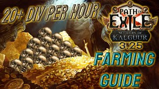 Easy Low Budget 20 Div Farming Strategy  Path of Exile 325 [upl. by Meade144]