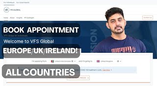 Book an Appointment With VFS Global  Visa Appointment [upl. by Aseyt]