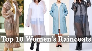 10 Best Fashionable Womens Raincoat  Ladies RainWear  Raincoats Design 2019 [upl. by Larue]