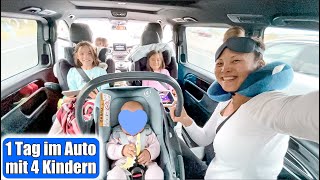 12 Std Auto fahren mit 4 Kindern amp Baby 🙈 3 Uhr Nachts in den Urlaub Kofferpacken  Mamiseelen [upl. by Bej]